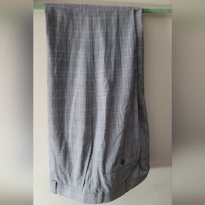 Gray Plaid Trousers